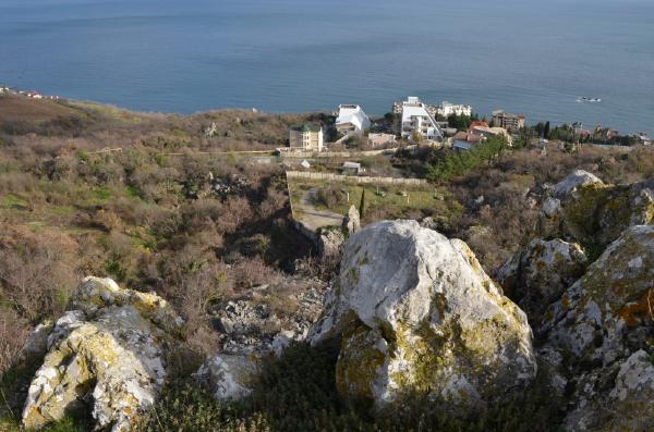 Кучук-Ламбатский каменный хаос. Крым. Крымские горы.